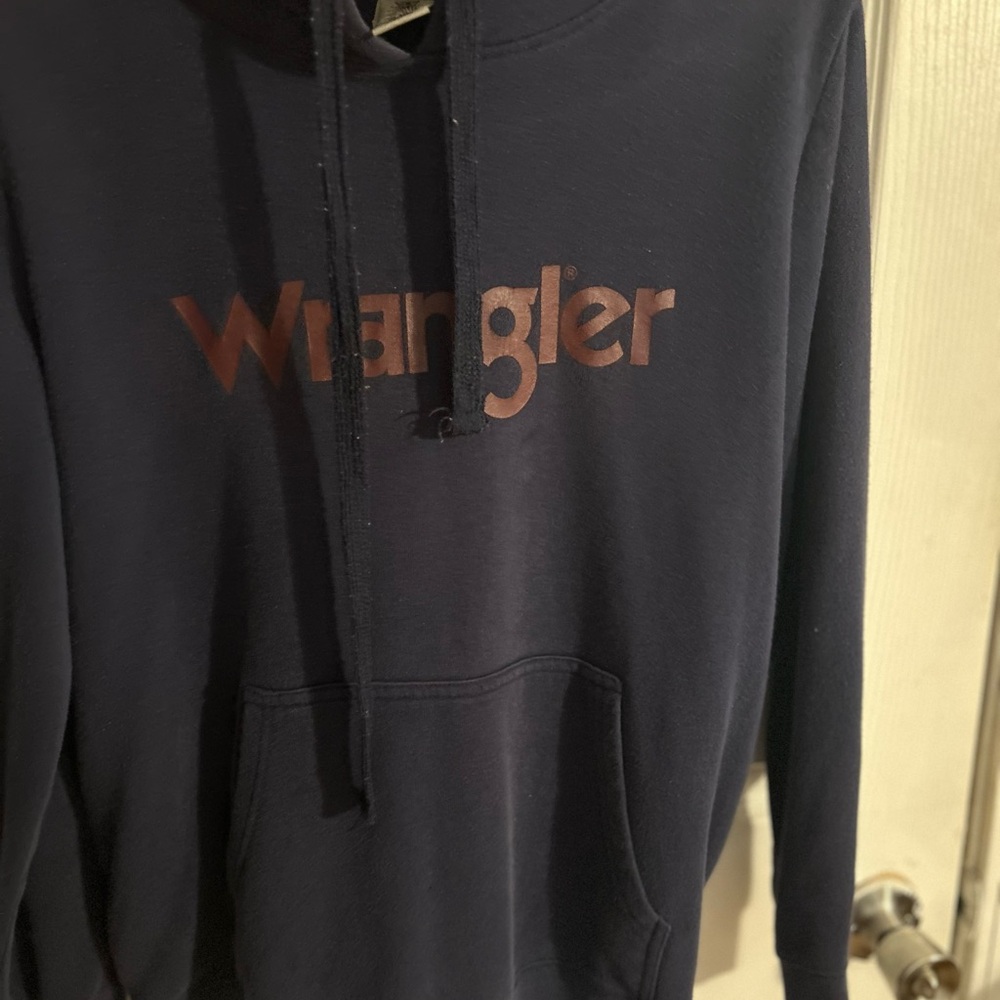 Wrangler Blue Sweatshirt Hoodie